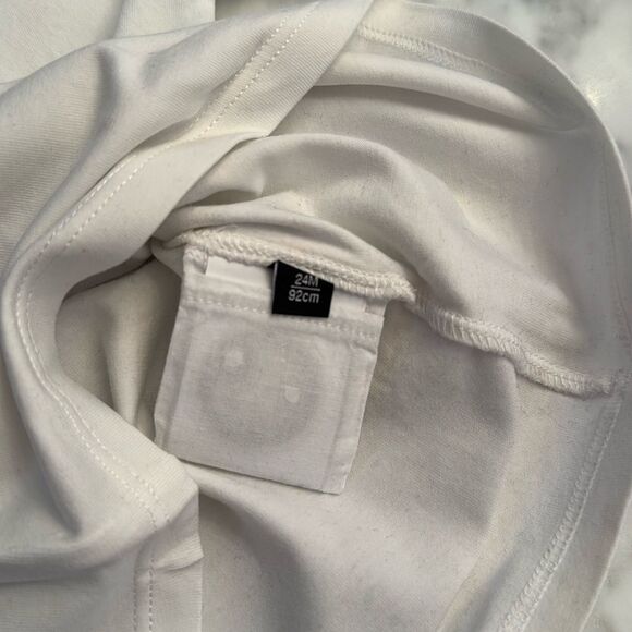 Versace Kids White Tee with Blue Medusa Logo 24M - Picture 3 of 5